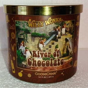 Goose Creek Willy Wonka River of Chocolate 3 Wick Candle 14.5 Oz